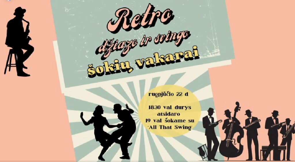 Retro džiazo ir svingo šokių vakaras