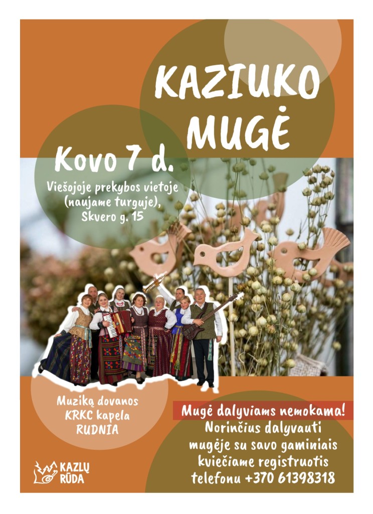 Kaziuko mugė Kazlų Rūdoje!
