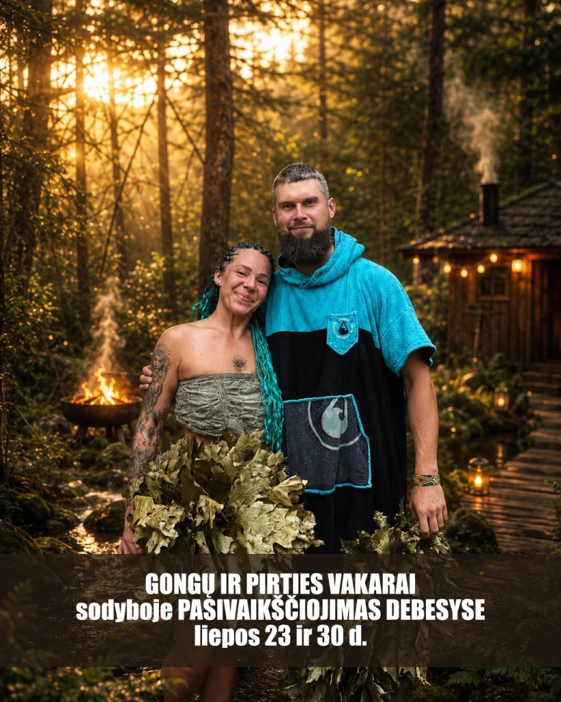 Gongų ir pirties vakaras