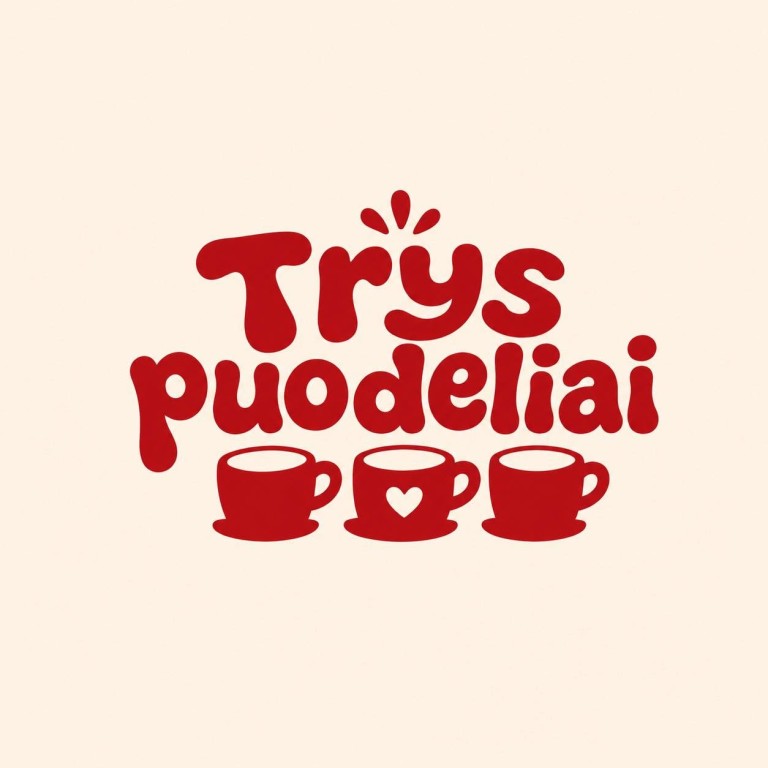 Trys puodeliai