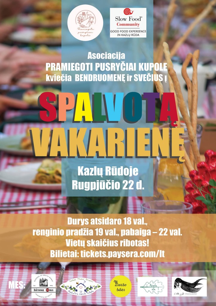 Spalvota vakarienė Kazlų Rūdoje