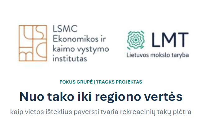 Tvari kaimo vietovių plėtra per rekreacinius (pažintinius) takus